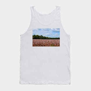 Field Of Cotton Balls Tank Top